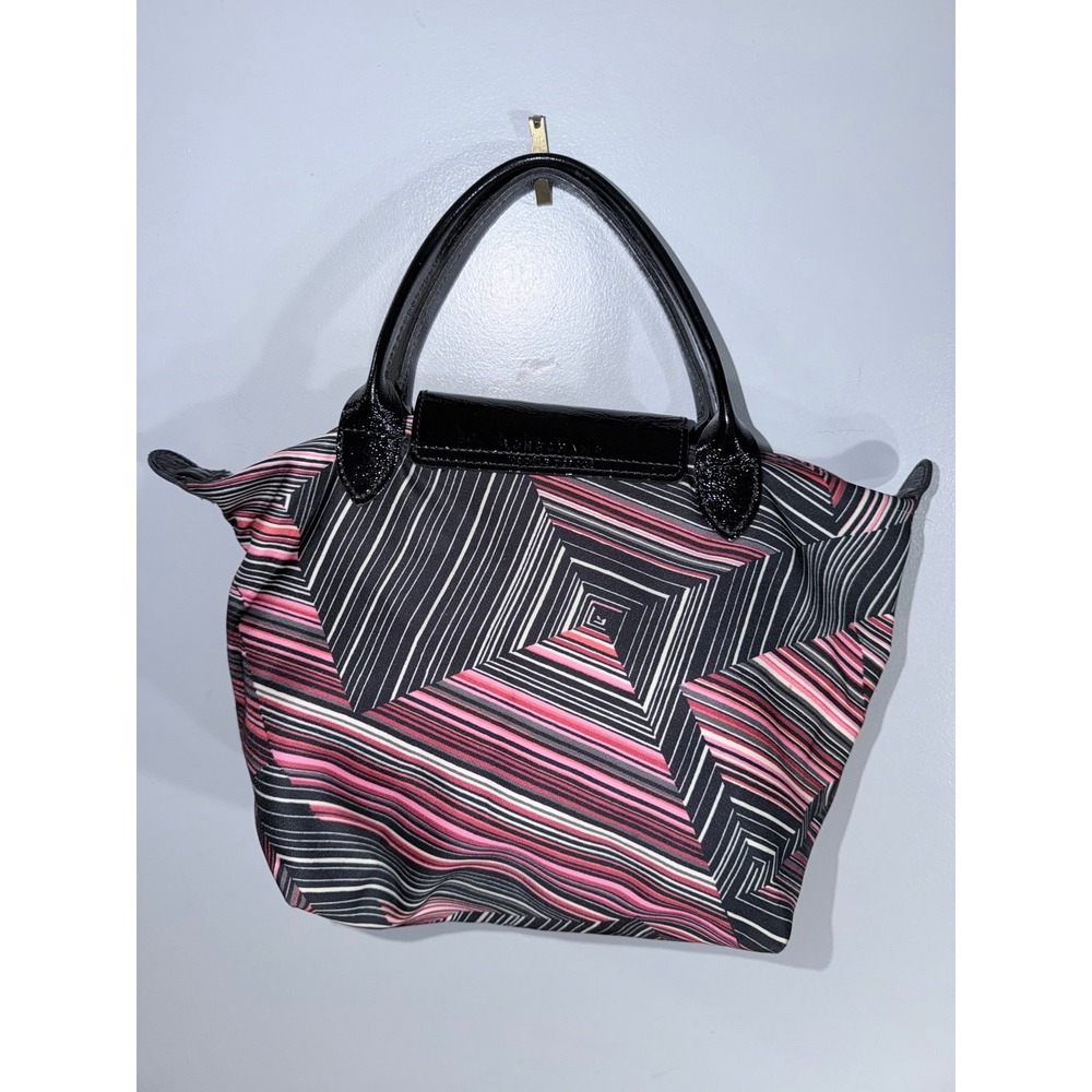 Longchamp limited Edition Le Pliage Op Art handbag - Picture 5 of 12